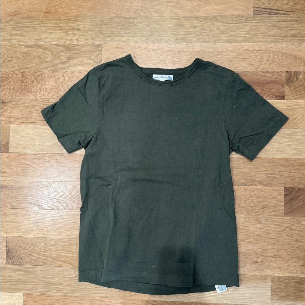 Merz B Schwanen Dark Green T-Shirt in Large